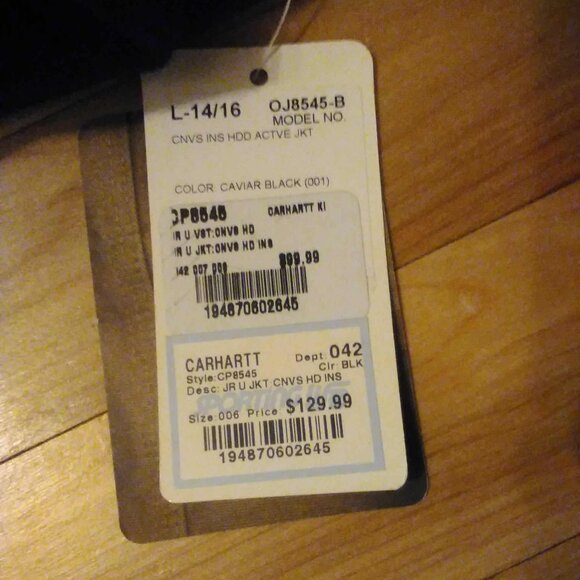 Carhartt boys insulated jacket - Picture 3 of 4